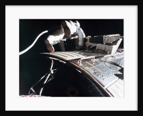 Alfred M. Worden (b1932) during the Apollo 15 lunar mission by NASA