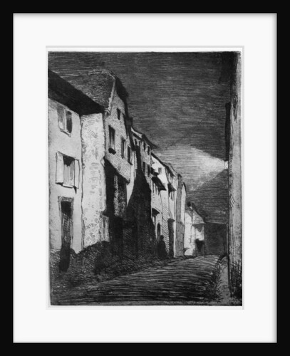 Street at Saverne by James Abbott McNeill Whistler