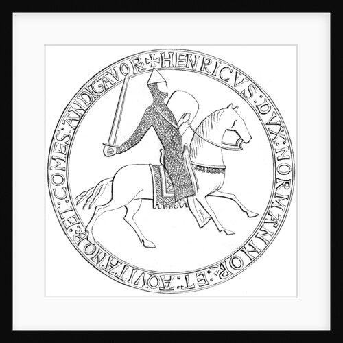 The seal of King Henry II of England by Anonymous