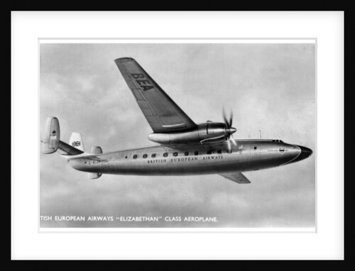 British European Airways 'Elizabethan' class aeroplane by Anonymous