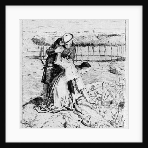 An etching in the Germ by William Holman Hunt