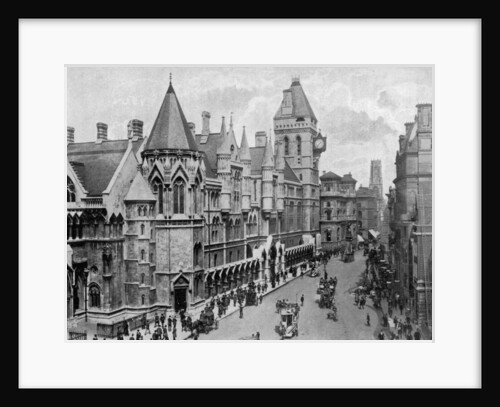 The Royal Courts of Justice, Strand, Westminster, London by Anonymous
