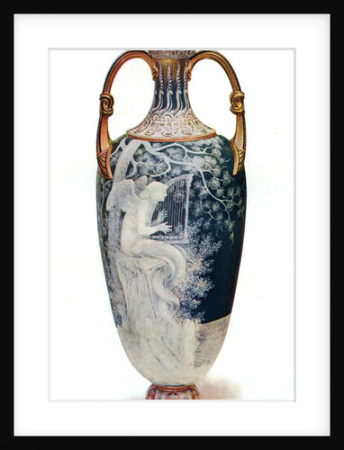 'The Siren', Minton Vase by Marc-Louis-Emmanuel Solon by Marc-Louis-Emmanuel Solon