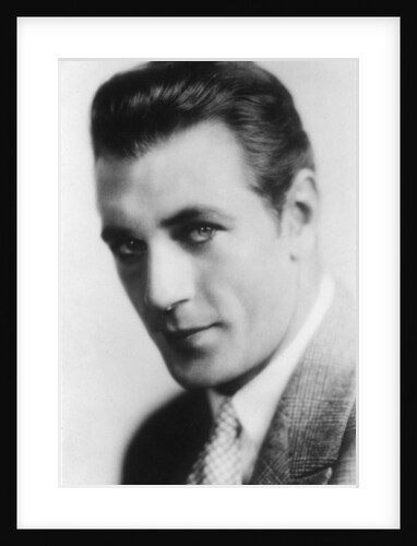 Gary Cooper (1901-1961), American actor by Anonymous