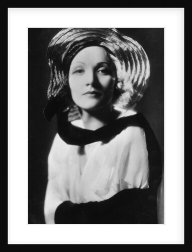 Marlene Dietrich (1901-1992), German-born American actress, singer and entertainer by Anonymous