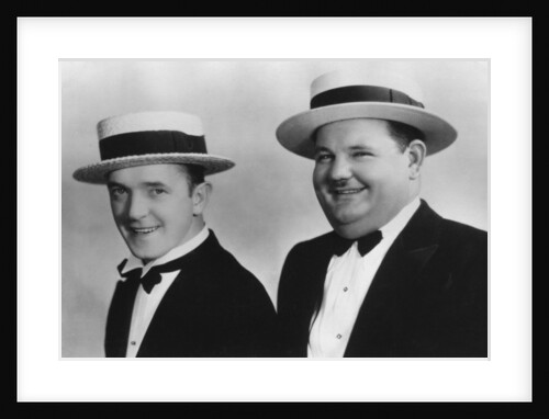 Stan Laurel (1890-1965) and Oliver Hardy by Anonymous