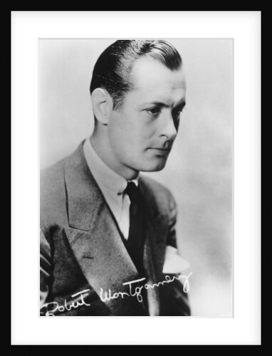 Robert Montgomery (1904-1981), American actor and director by Anonymous