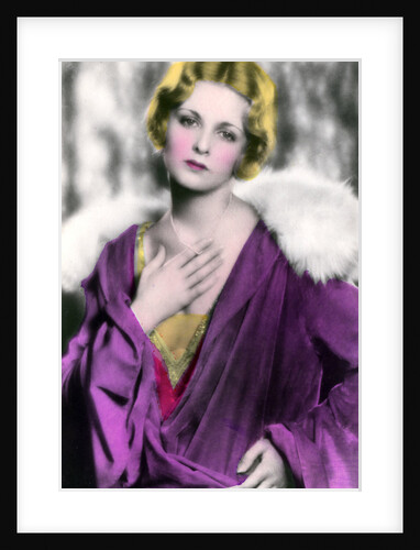 Joan Bennett (1910-1990). American actress by Anonymous