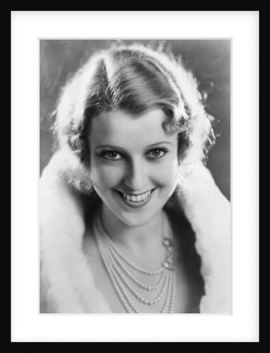 Jeanette MacDonald (1903-1965), American actress and singer by Anonymous