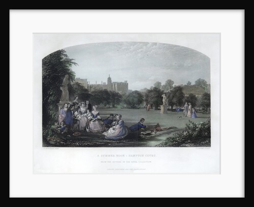 A Summer Noon: Hampton Court by C Cousen