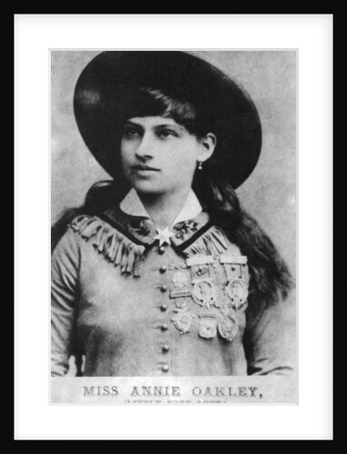 Annie Oakley, American exhibition sharpshooter by Anonymous