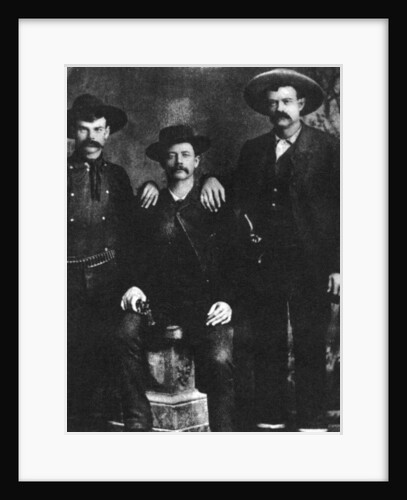 A disputed photograph of the train robber and outlaw Sam Bass by Anonymous