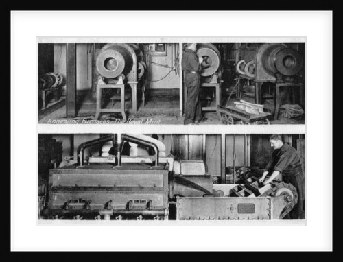Annealing furnaces, the Royal Mint, Tower Hill, London by Anonymous