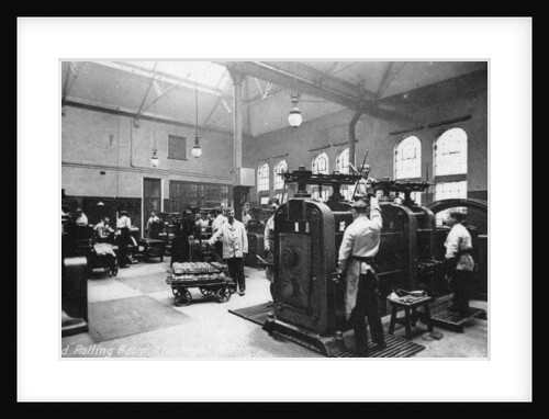 The Gold Rolling Room, the Royal Mint, Tower Hill, London by Anonymous