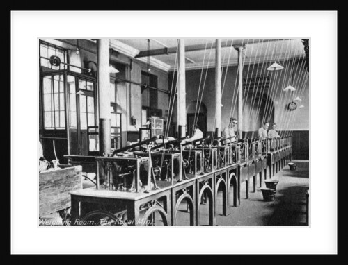 The Weighing Room, the Royal Mint, Tower Hill, London by Anonymous