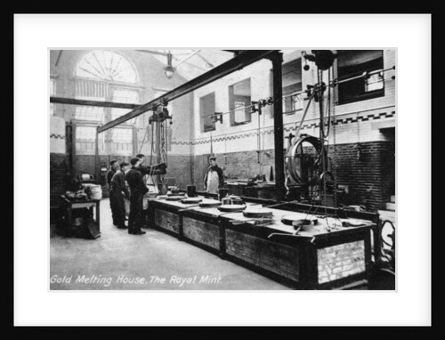 Gold Melting House, the Royal Mint, Tower Hill, London by Anonymous