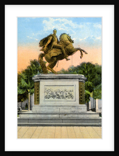 Simon Bolivar monument, Lima, Peru by Anonymous