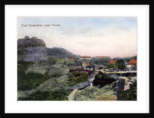 Fort Purandhar, near Pune (Poona), India by Anonymous