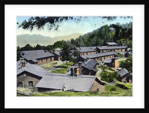 Gharial barracks, India by Anonymous