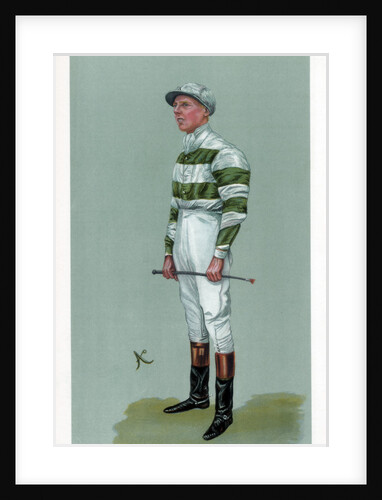 John Evelyn Watts, British jockey by Ao