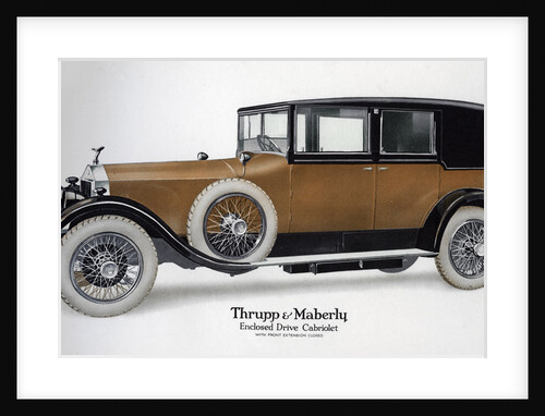 Enclosed drive Rolls-Royce cabriolet with extension closed by Anonymous