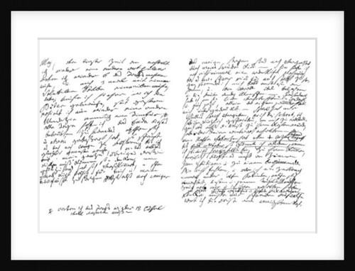 Letter by Ludwig von Beethoven by Frederick George Netherclift