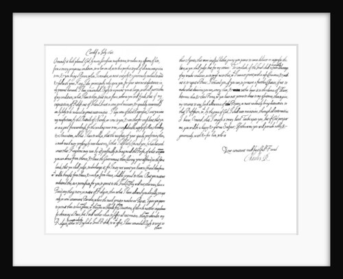 Letter by Charles I, King of England, to the Duke of Ormonde by Frederick George Netherclift