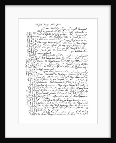 Letter by William Laud, Archbishop of Canterbury by Frederick George Netherclift