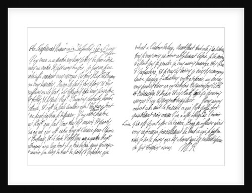 Letter by William III King of England by Frederick George Netherclift