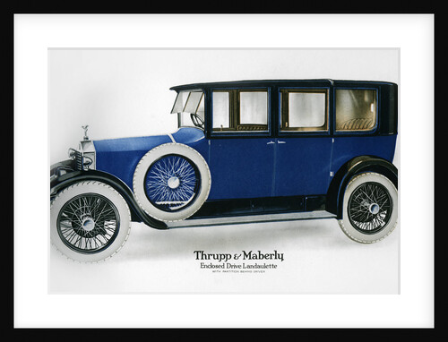 Rolls-Royce enclosed drive landaulette with partition behind the driver by Anonymous