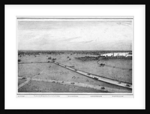 Panorama of Calcutta, India by Frederick Fiebig