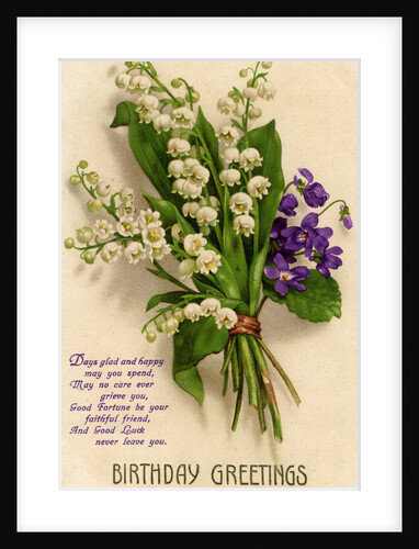 Birthday card by Anonymous