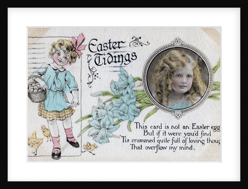 'Easter Tidings', greetings card by Anonymous