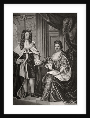 Queen Anne and Prince George of Denmark by Anonymous