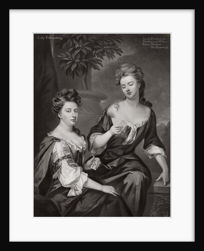 Sarah, Duchess of Marlborough, and Lady Fitzharding by Anonymous