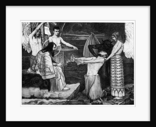 The Second Meeting, Christ and Judas by JF Weber