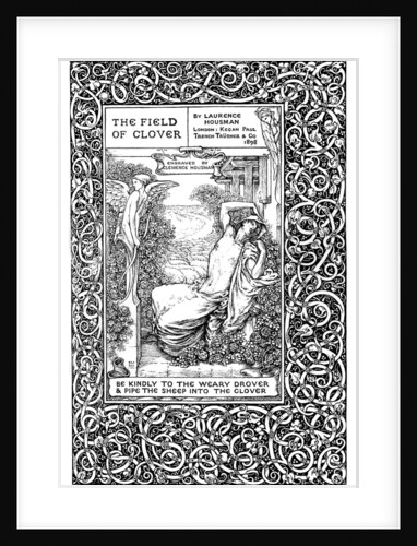 Title page to The Field of Clover by Clemence Housman