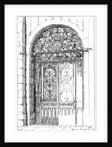 Iron Gates All Souls, Oxford by Anonymous