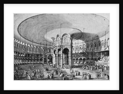 An Inside View of the Rotunda in Ranelagh Gardens by Anonymous
