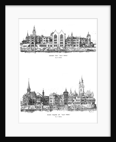 River facade and design for Old Paris by Anonymous