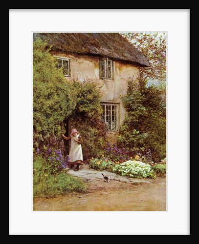 The Cottage Door by Anonymous