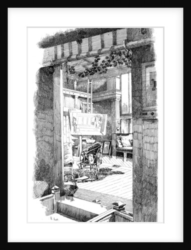 The studio of Lawrence Alma-Tadema by H Scott