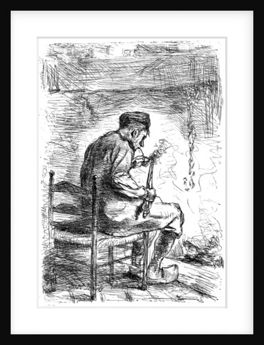 The Smoker by Jozef Israels
