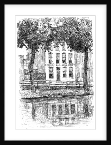 Israels' House, Seen from the Park by Isaac Lazerus Israels