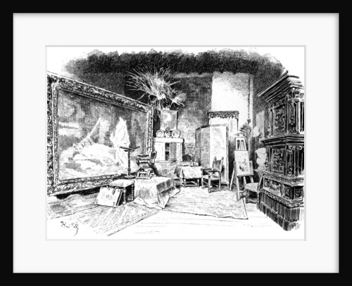 The studio of Karl von Piloty by Anonymous