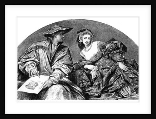 Hans Holbein, German artist by Hans Makart