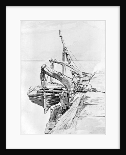 A Study in Pencil and Water Colour by Anonymous