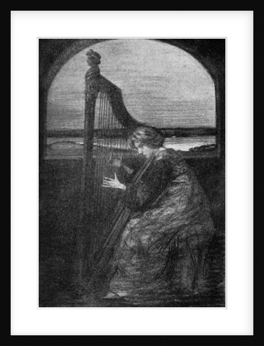 The Harp Player by Anonymous