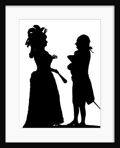 Louise Contat and Joseph Dazincourt, French actors by Anonymous