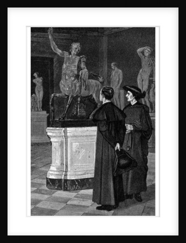 In the Sculpture Gallery by Anonymous